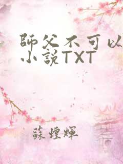 师父不可以灵犀小说TXT