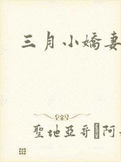 三月小娇妻