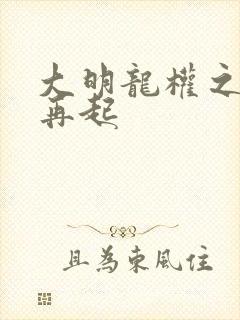 大明龙权之风云再起