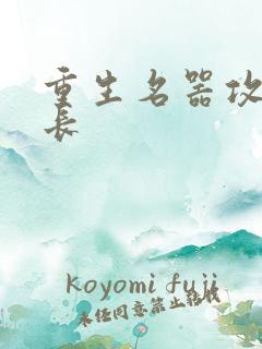 重生名器攻略兄长