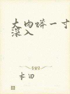 大肉蟒一寸寸地深入