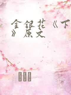 金银花《下厨房》原文