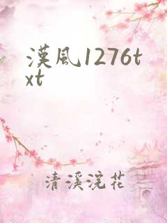 汉风1276txt