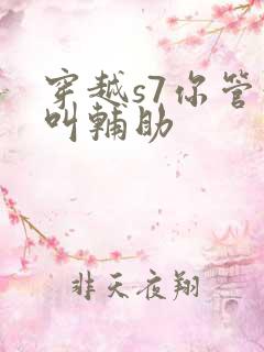 穿越s7你管这叫辅助