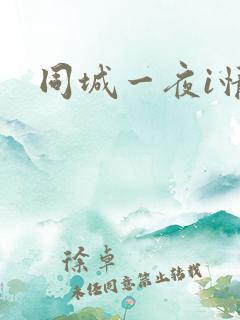 同城一夜i情