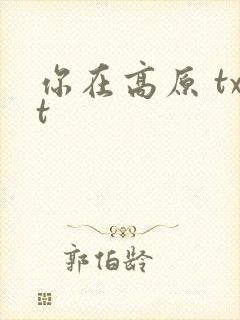 你在高原 txt