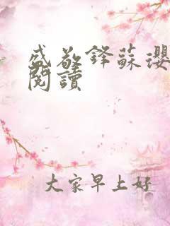 盛敬锋苏璎免费阅读