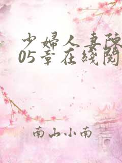 少妇人妻陈艳105章在线阅读