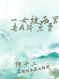 一女被两男桶进去A片免费