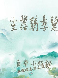 小学校长的幸福生活刘芳是谁