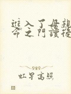 进入了母亲的生命之门读后感