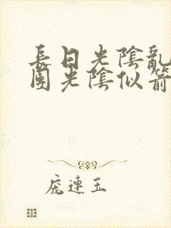 长日光阴乱作一团光阴似箭