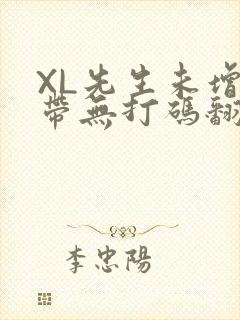 XL先生未增删带无打码翻译