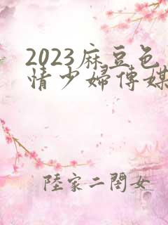 2023麻豆色情少妇传媒