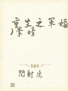 重生之军婚(h)李晴