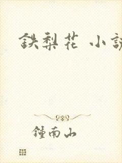 铁梨花 小说