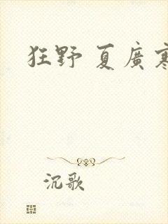 狂野 夏广寒