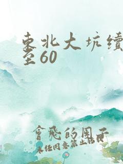 东北大坑续集1至60