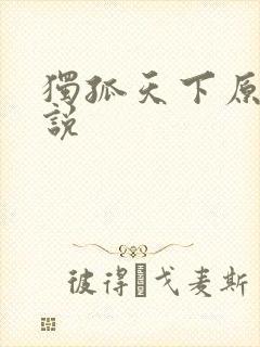 独孤天下原著小说