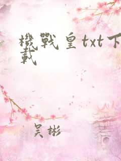 机战皇txt下载