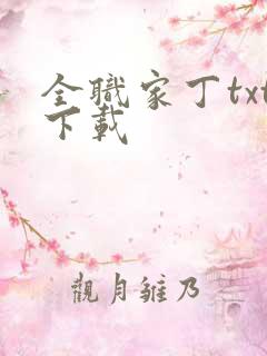 全职家丁txt下载