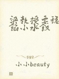 梁教授要稳住肉馅小水饺