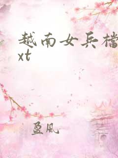 越南女兵档案txt