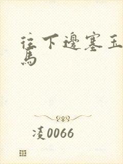 往下边塞玉器骑马