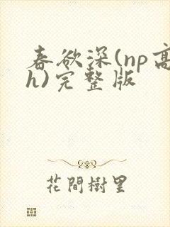 春欲深(np高h)完整版