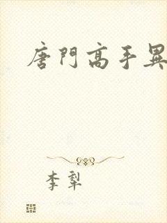 唐门高手异界游