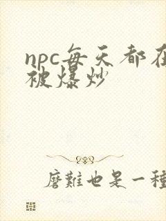 npc每天都在被爆炒
