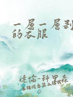 一层一层剥开我的衣服