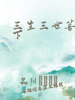 三生三世菩提树下