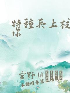 特种兵上校赖上你