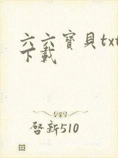 六六宝贝txt下载