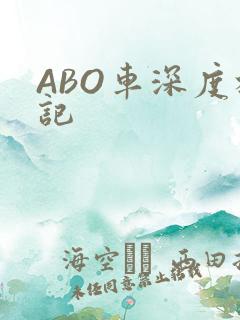 ABO车深度标记