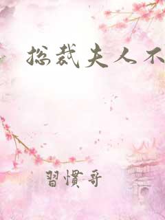 总裁夫人不好当