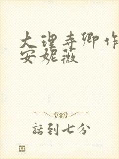 大理寺卿作者:安妮薇