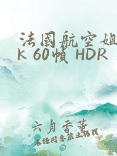 法国航空姐 4k 60帧 HDR