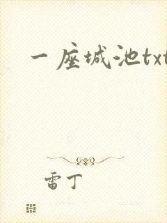 一座城池txt