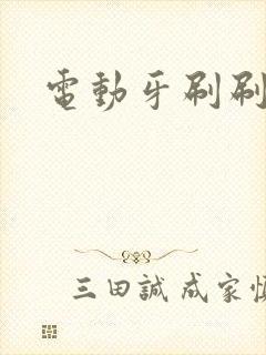 电动牙刷刷尿孔