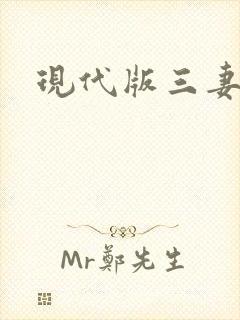 现代版三妻四妾