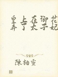 皇上在御花园c弄了太子妃