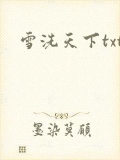 雪洗天下txt