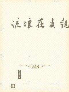 流浪在贞观年间