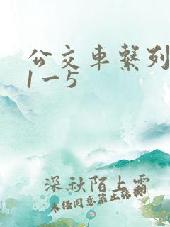 公交车系列合集1一5