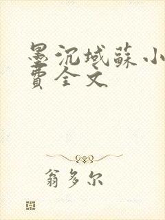 墨沉域苏小柠免费全文