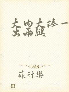 大肉大捧一进一出两腿