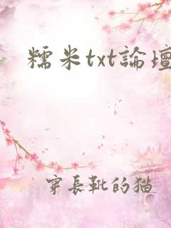 糯米txt论坛