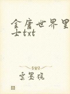 金庸世界里的道士txt